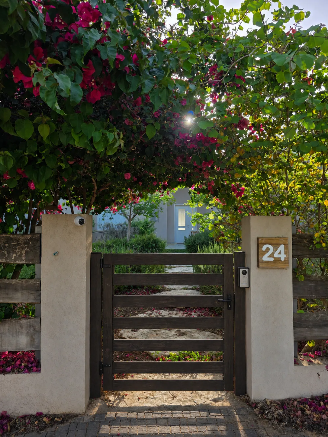 Simulated after image showing walkway gate